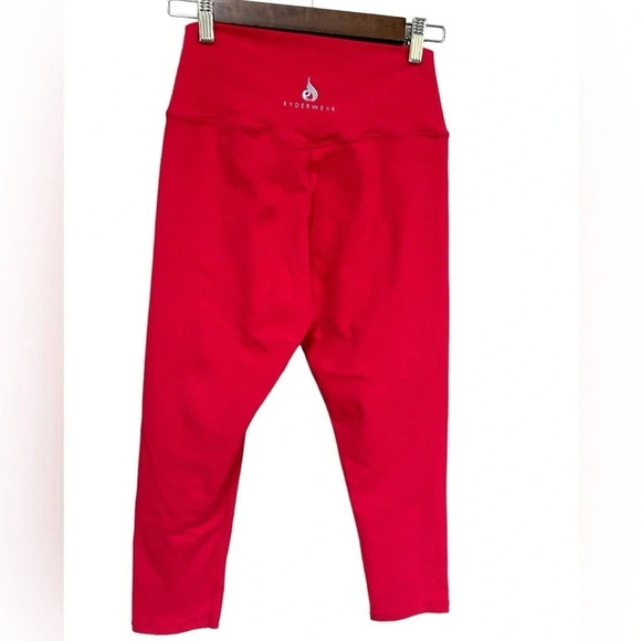 Ryderwear | NKD High Waisted Legging in Cherry Red, Women’s Size Medium - Picture 2 of 5